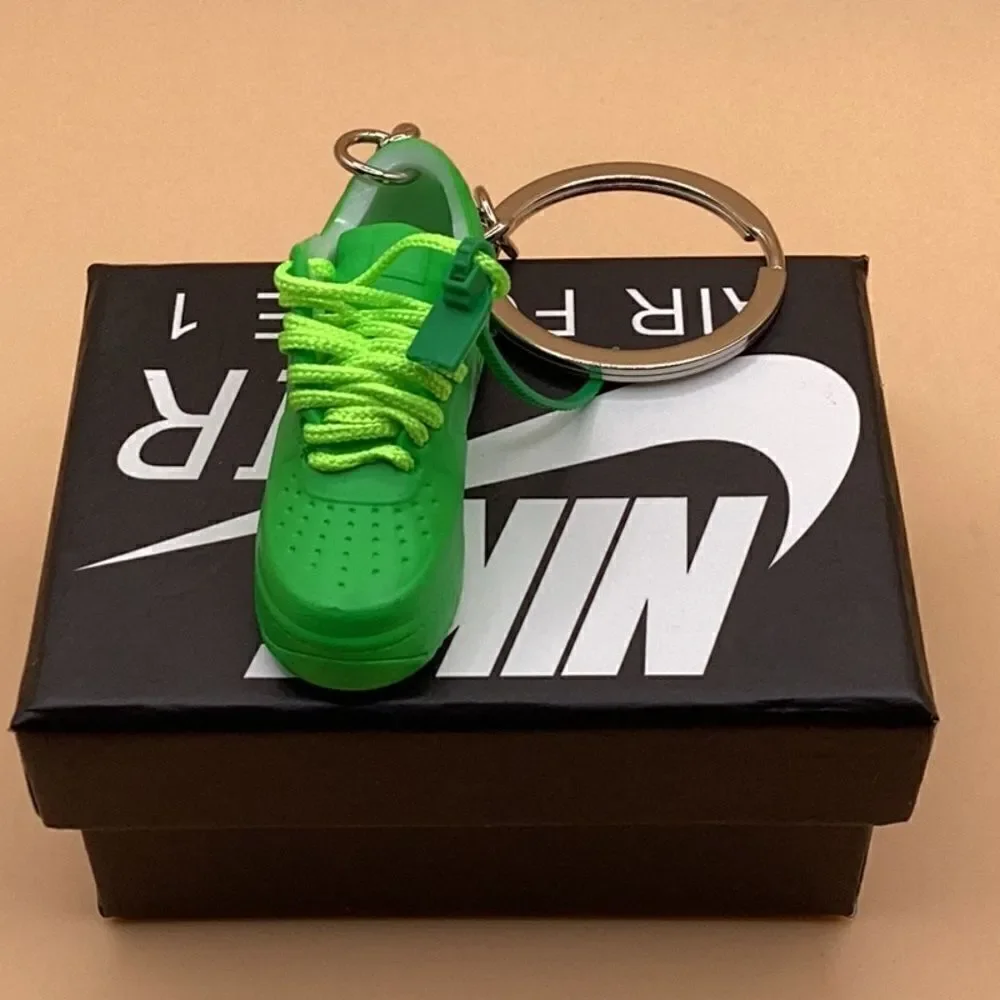 Nike 3d keychain shoes W/Box & Bag